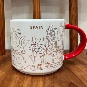 Starbucks Coffee You Are Here Collection Spain Holiday Christmas Mug Cup 2018